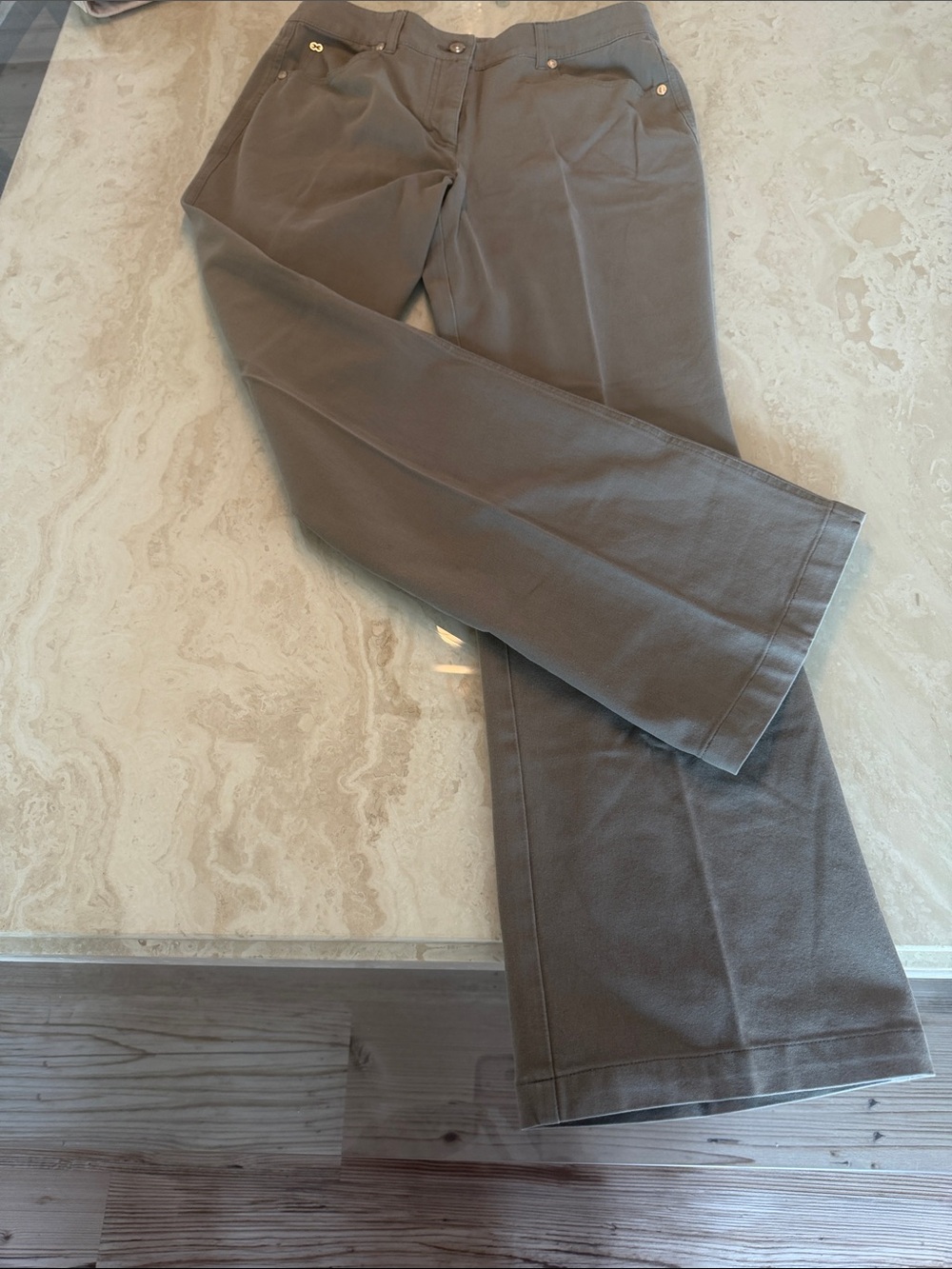 Women’s Taupe Flare Leg Pants